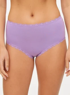 Plain Pastel Modal Blend Full Knickers 5 Pack 20