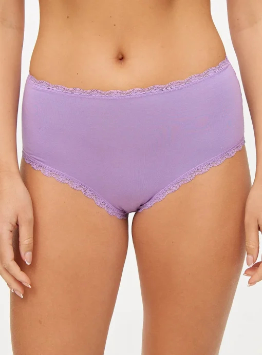 Plain Pastel Modal Blend Full Knickers 5 Pack 20