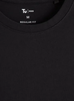 Plain Regular Fit T-Shirts 3 Pack S