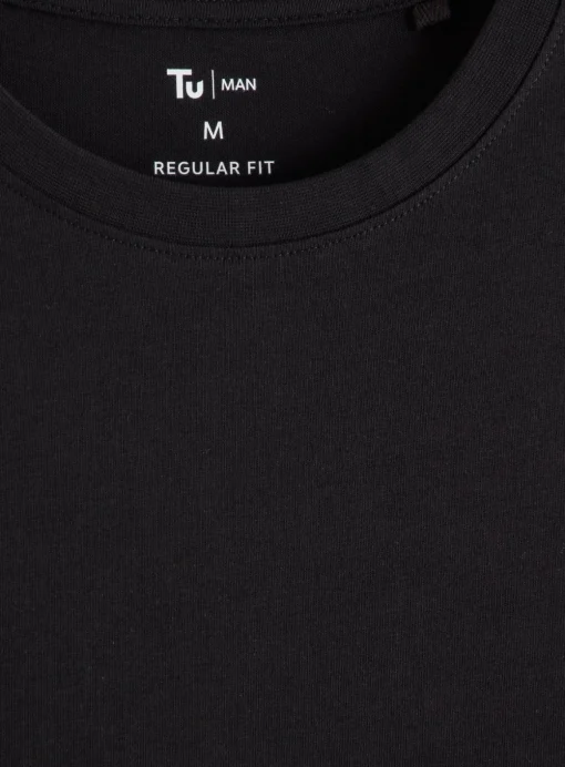 Plain Regular Fit T-Shirts 3 Pack S
