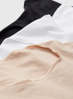 Plain Seamless Full Knickers 3 Pack L/XL