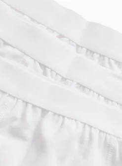 Plain White Trunks Five Pack 4-5 years