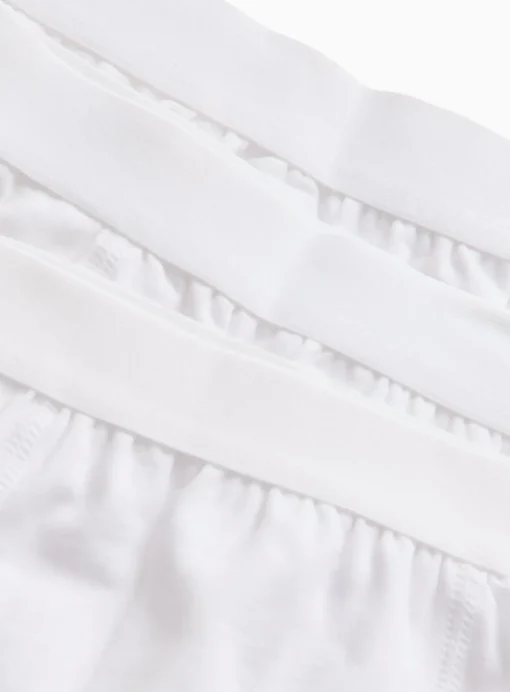 Plain White Trunks Five Pack 4-5 years
