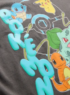 Pokemon Print Grey T-Shirt 7 years