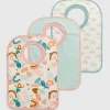 Rainbow Pull On Bibs 3 Pack One Size