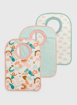 Rainbow Pull On Bibs 3 Pack One Size