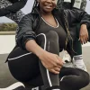 REAKTIV Black Training Legging With Reflective & Pocket Detail L