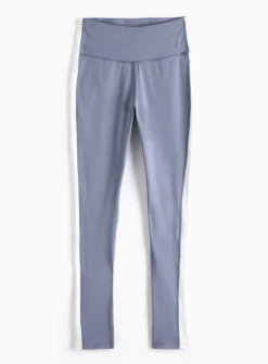 REAKTIV Blue High Waisted Side Stripe Legging XS