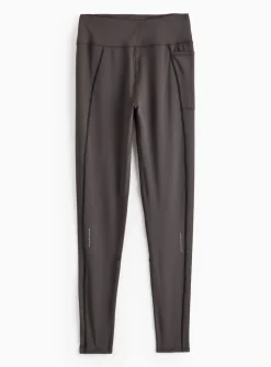 REAKTIV Charcoal Zip Pocket Training Leggings XXL