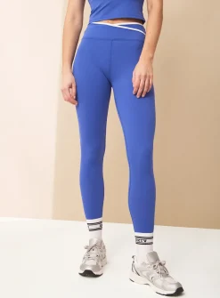 REAKTIV Cobalt Blue Soft Touch Yoga Wrap Waist Legging XL