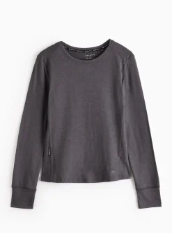 REAKTIV Grey Soft Touch Long Sleeve Base Layer Tee L
