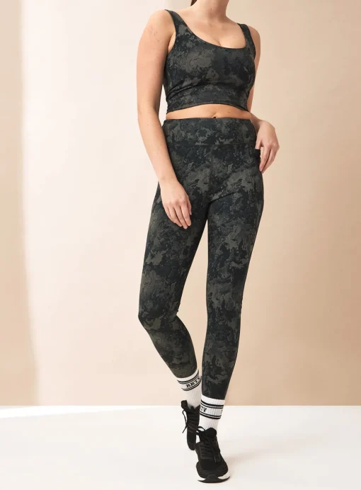 REAKTIV High Waisted Everyday Legging Camo Print L