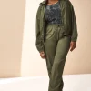 REAKTIV Khaki Shower Resistant Coord Training Zip-Through Jacket L