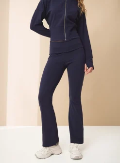 REAKTIV Navy Soft Touch Yoga Roll Top Jogger XXL