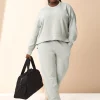 REAKTIV Sage Green Coord Soft Touch Luxe Ribbed Joggers L