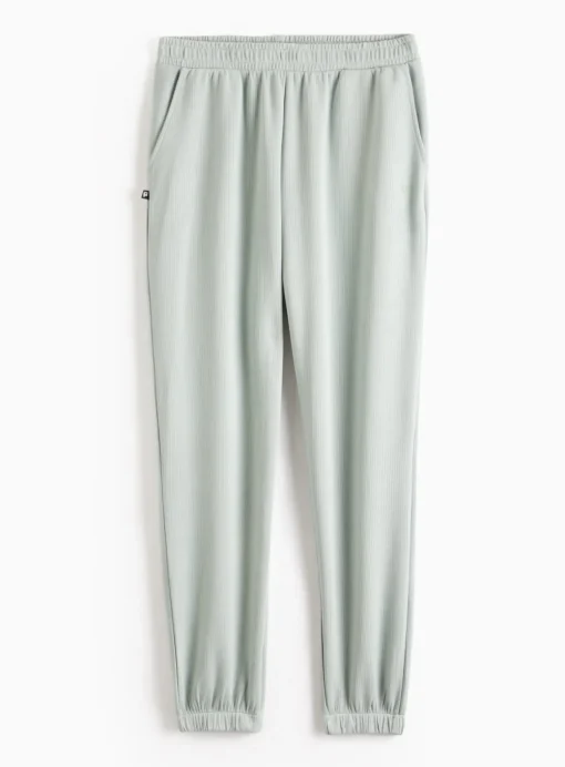 REAKTIV Sage Green Coord Soft Touch Luxe Ribbed Joggers L