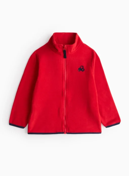 Red Core Zip-Through Fleece 1-2 years