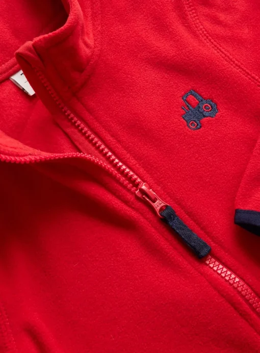 Red Core Zip-Through Fleece 1-2 years