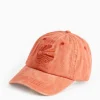 Red Embroidered Cap One Size