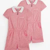Red Gingham Play Suit 2 Pack 6 years