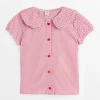 Red Gingham School Blouse 10 years