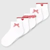 Red Gingham Socks 5 Pack - 12.5-3.5