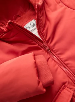 Red Hooded Puffer Coat 1-2 years