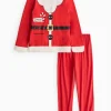 Red Novelty Santa Pyjamas 5-6 years