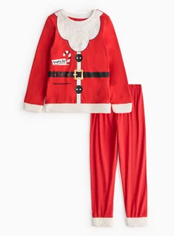 Red Novelty Santa Pyjamas 5-6 years
