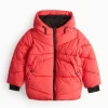 Red Padded Puffer Coat 7-8 years