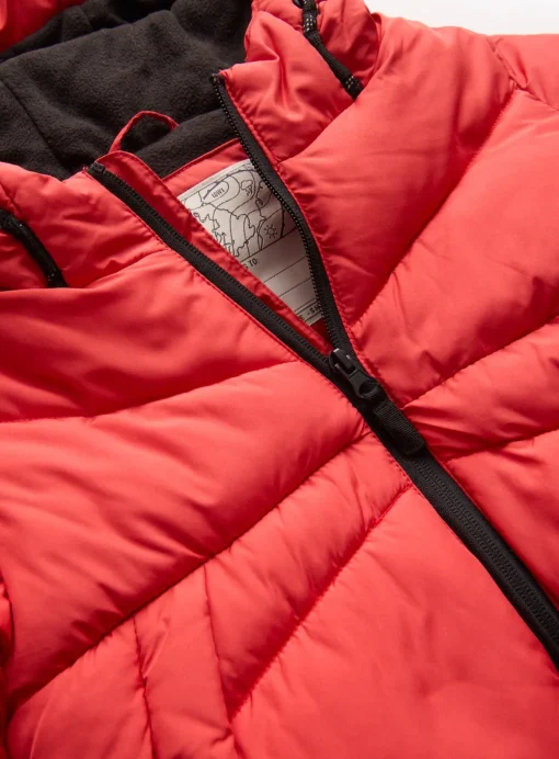 Red Padded Puffer Coat 7-8 years