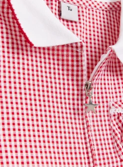 Red Sporty Gingham Dress 2 Pack 5 years