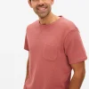 Red Textured Lounge T-Shirt XXL