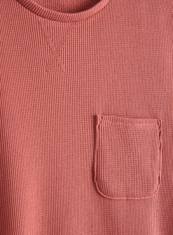 Red Textured Lounge T-Shirt XXL