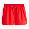 Red Woven Drawstring Swim Shorts XXL