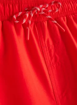Red Woven Drawstring Swim Shorts XXL