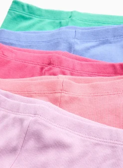 Ribbed Leggings 5 Pack 1-2 years