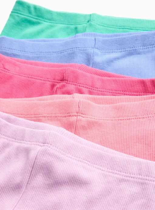 Ribbed Leggings 5 Pack 1-2 years