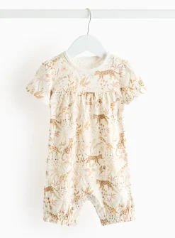 Safari Print Jersey Romper 6-9 months