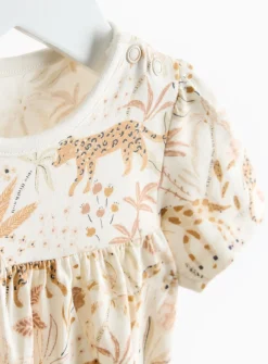 Safari Print Jersey Romper 6-9 months