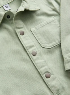 Sage Green Long Sleeve Boilersuit 1-2 years