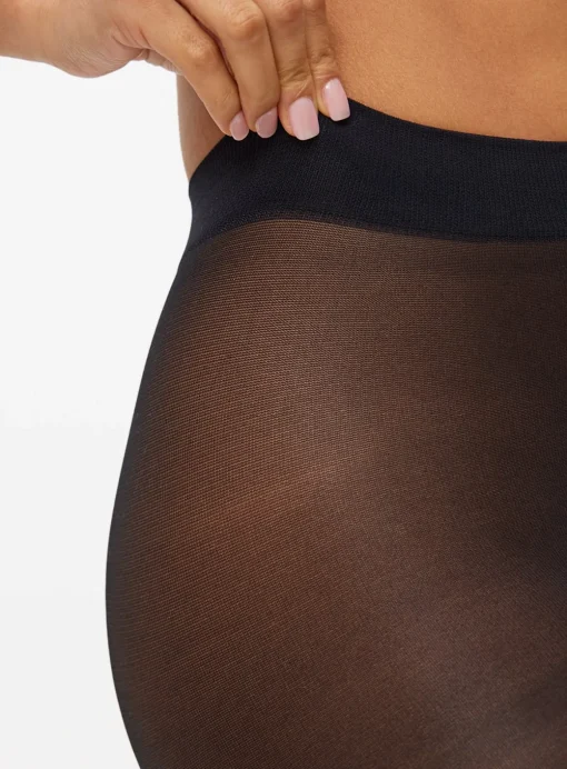 Secret Shaping Black 40 Denier Opaque Tights 2 Pack M