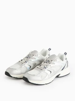 Silver Panel Sport Style Trainers 7