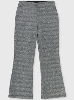 Silver Sparkly Flares 4 years