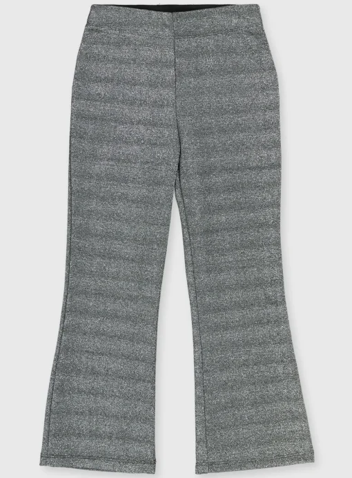 Silver Sparkly Flares 4 years