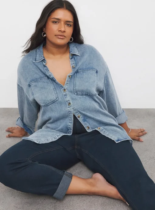 SIMPLY BE 24/7 Boyfriend Jean Indigo 26S