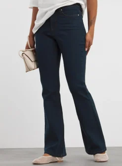 SIMPLY BE 24/7 Flared Jeans Indigo 18
