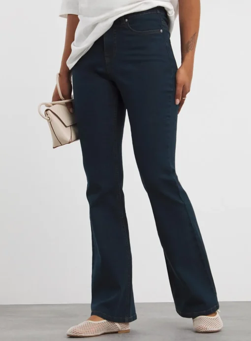 SIMPLY BE 24/7 Flared Jeans Indigo 18
