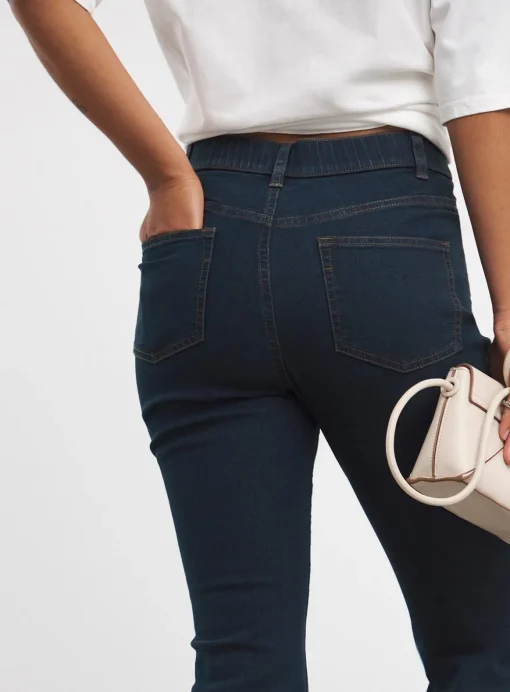 SIMPLY BE 24/7 Flared Jeans Indigo 18