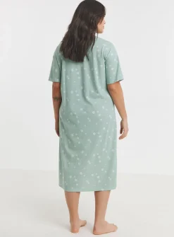 SIMPLY BE 2 Pack T-Shirt Midi Nightie 28-30